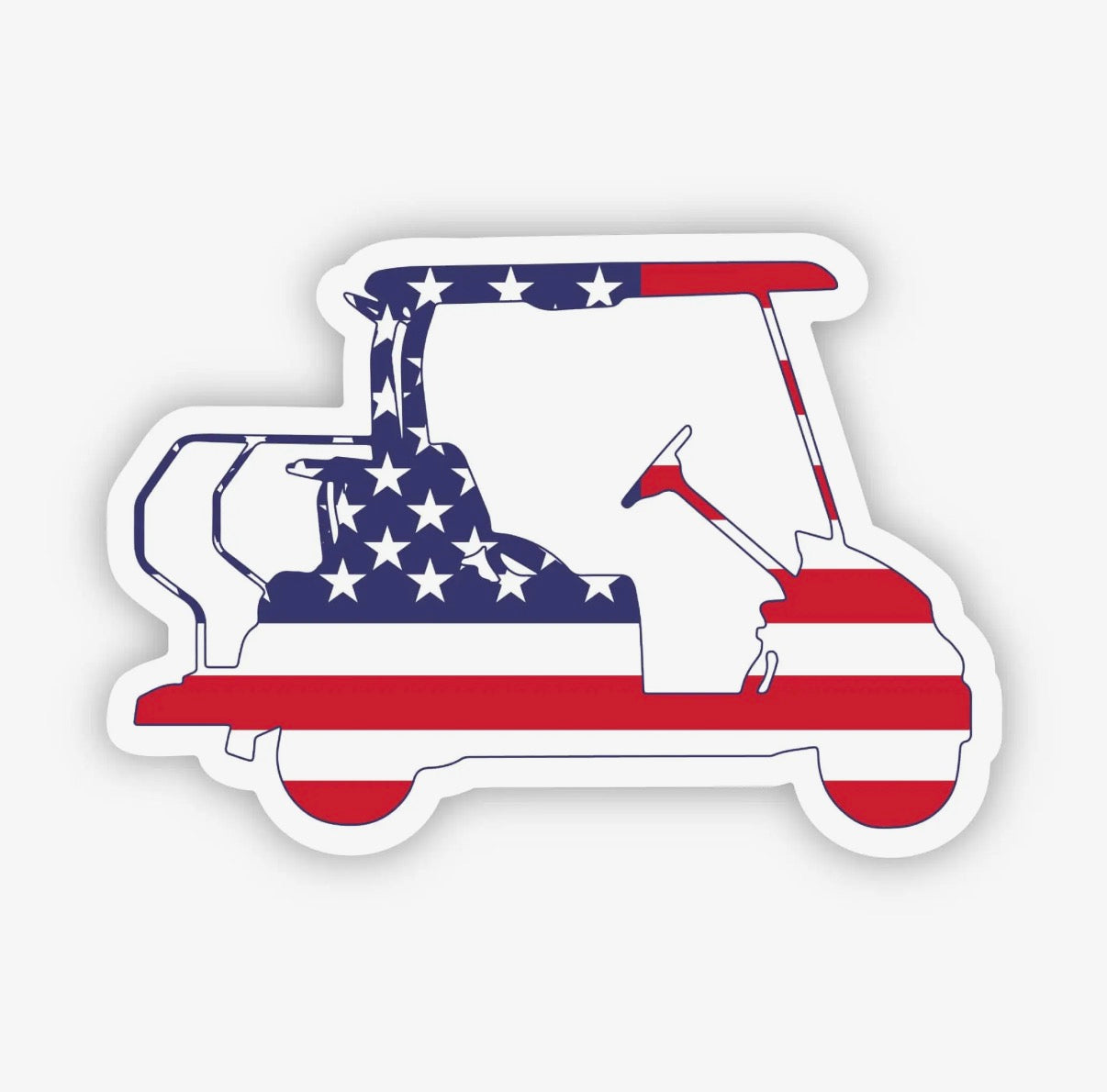 Golf Cart Sticker - 4th of July