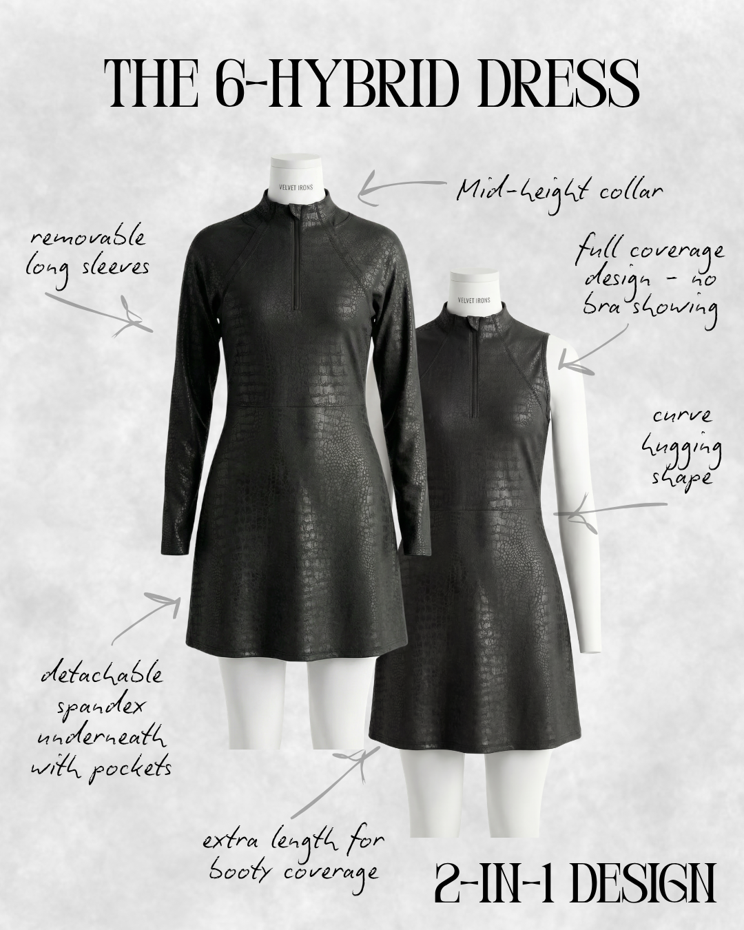 6-Hybrid Croc Dress