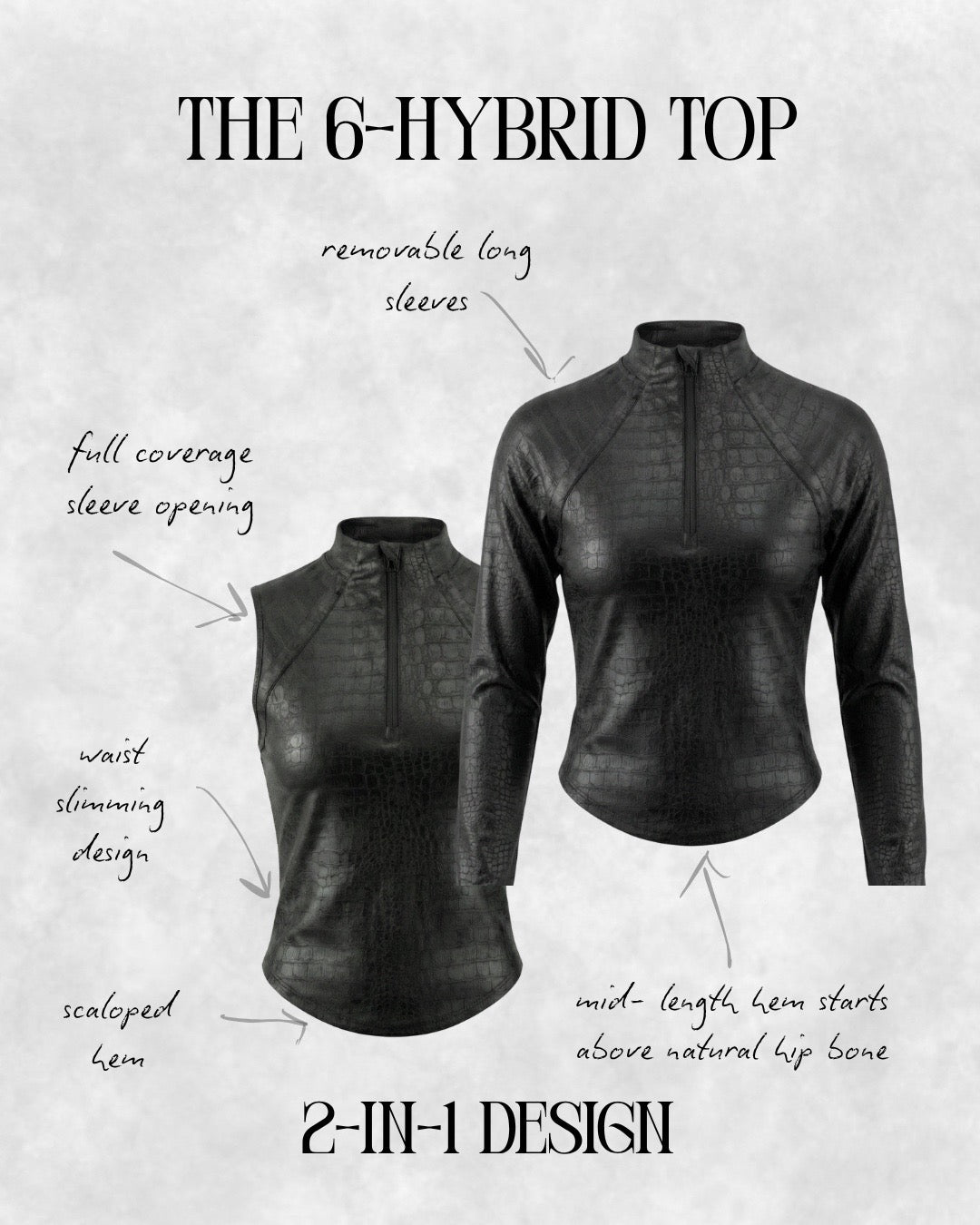 The 6-Hybrid Croc Top