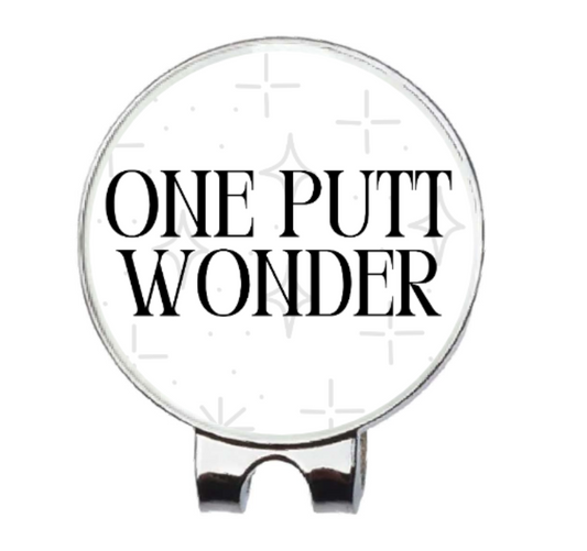 One Putt Wonder Ball Marker + Hat Clip