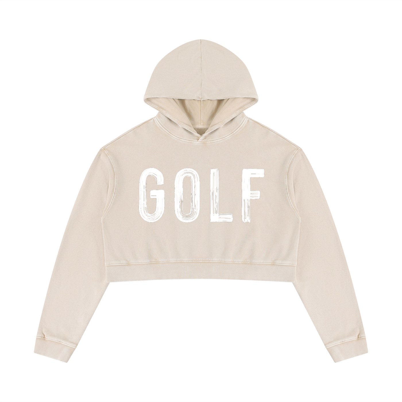 GOLF Mineral Washed Crop Hoodie